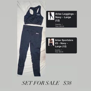 ECHT Workout set- navy blue